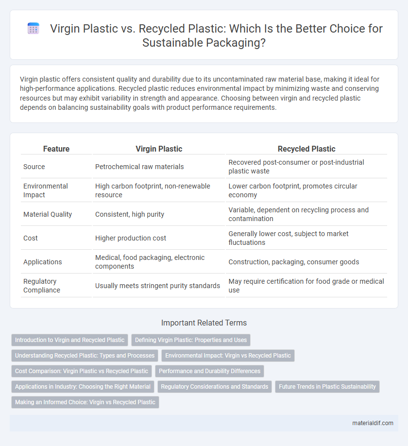 Virgin Plastic vs. Recycled Plastic: Which Is the Better Choice for Sustainable Packaging?