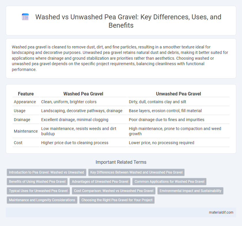 Washed vs Unwashed Pea Gravel: Key Differences, Uses, and Benefits