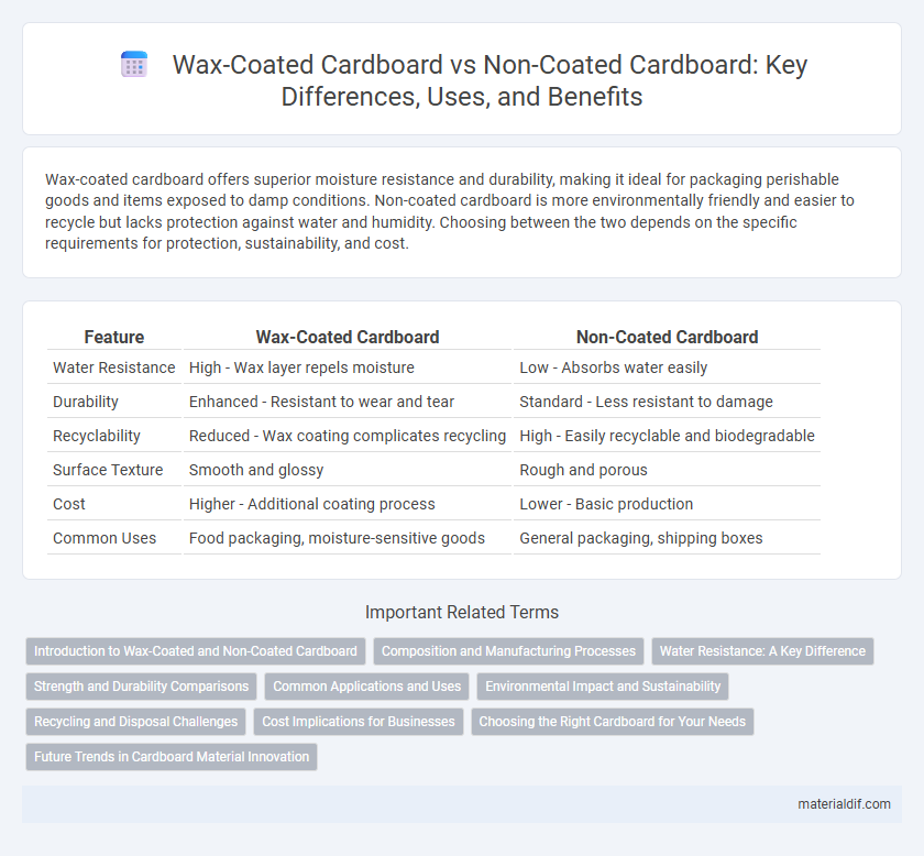Wax-Coated Cardboard vs Non-Coated Cardboard: Key Differences, Uses, and Benefits