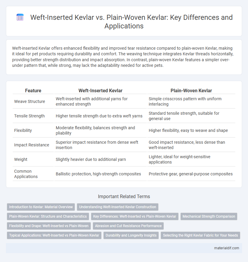 Weft-Inserted Kevlar vs. Plain-Woven Kevlar: Key Differences and Applications