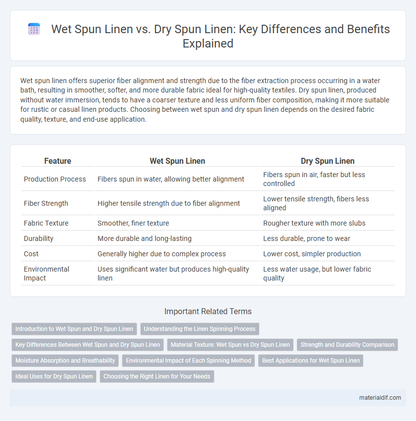 Wet Spun Linen vs. Dry Spun Linen: Key Differences and Benefits Explained