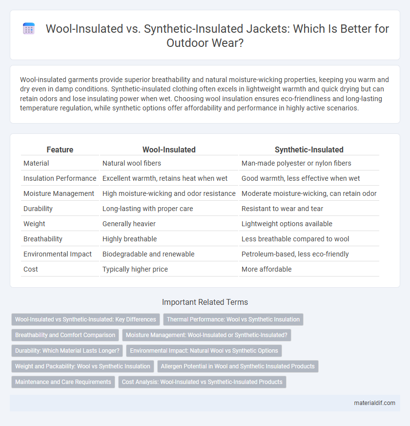 Wool-Insulated vs. Synthetic-Insulated Jackets: Which Is Better for Outdoor Wear?