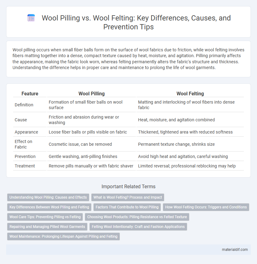 Wool Pilling vs. Wool Felting: Key Differences, Causes, and Prevention Tips