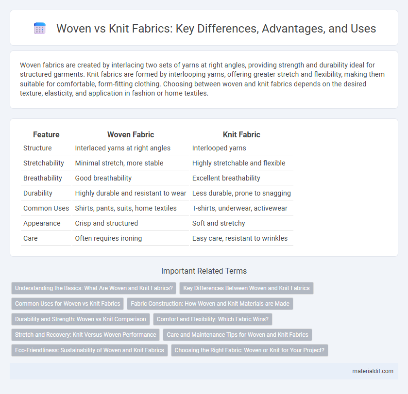 Woven vs Knit Fabrics: Key Differences, Advantages, and Uses