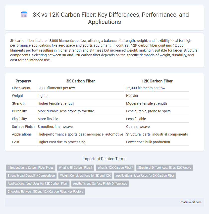 3K vs 12K Carbon Fiber: Key Differences, Performance, and Applications