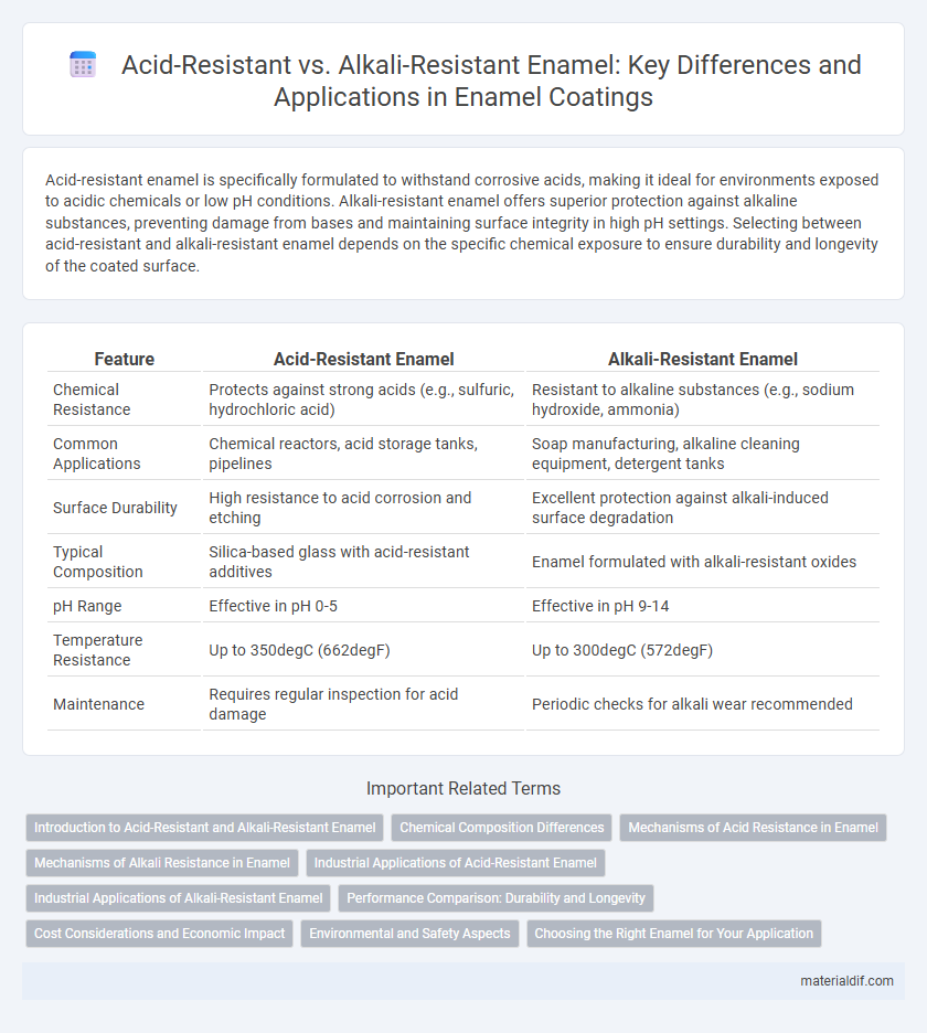 Acid-Resistant vs. Alkali-Resistant Enamel: Key Differences and Applications in Enamel Coatings