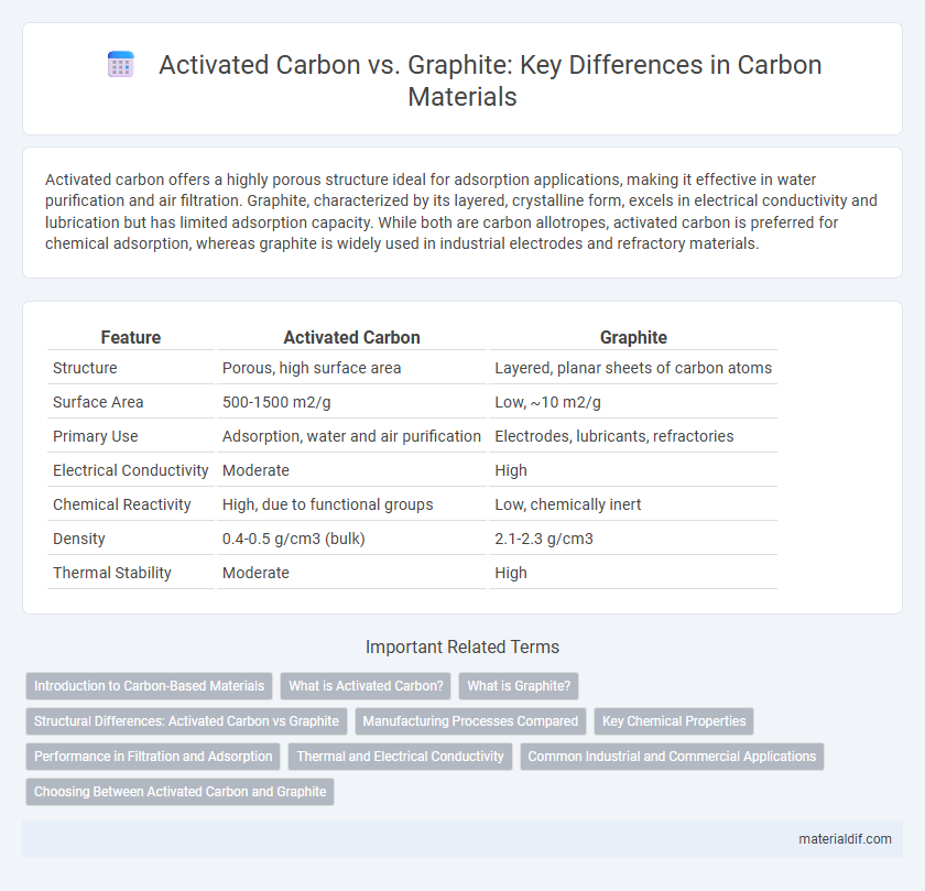 Activated Carbon vs. Graphite: Key Differences in Carbon Materials