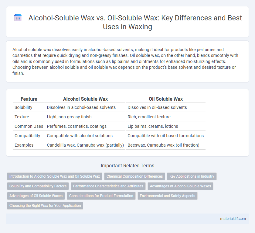 Alcohol-Soluble Wax vs. Oil-Soluble Wax: Key Differences and Best Uses in Waxing