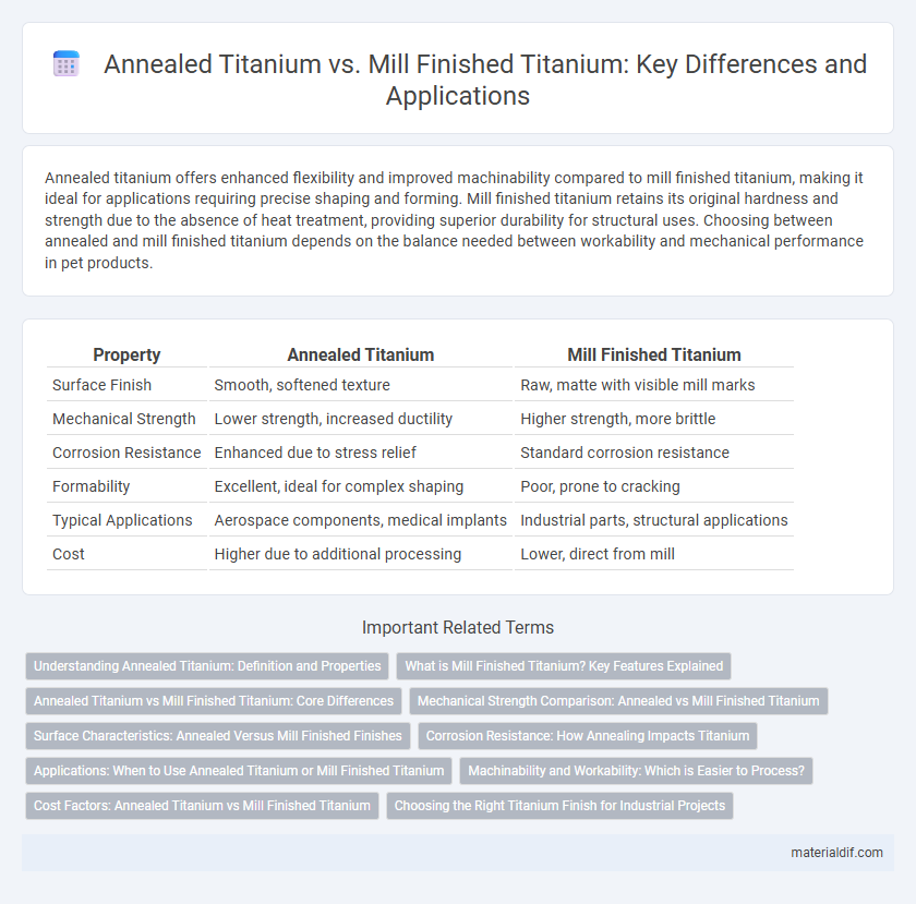 Annealed Titanium vs. Mill Finished Titanium: Key Differences and Applications