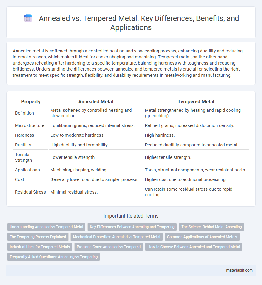 Annealed vs. Tempered Metal: Key Differences, Benefits, and Applications