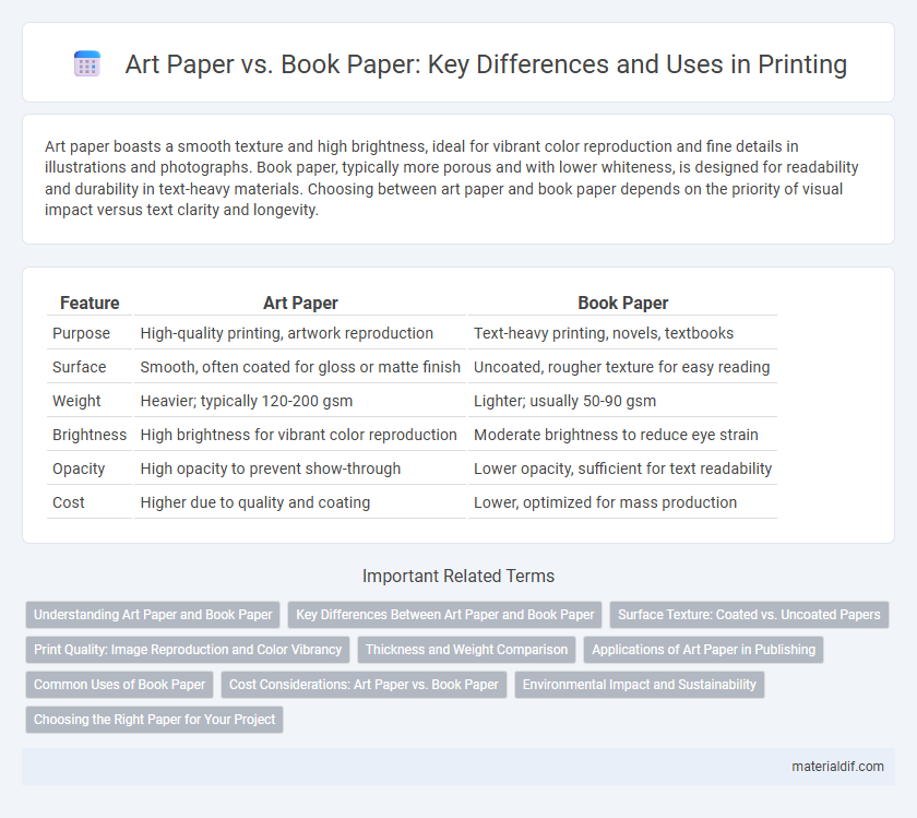 Art Paper vs. Book Paper: Key Differences and Uses in Printing