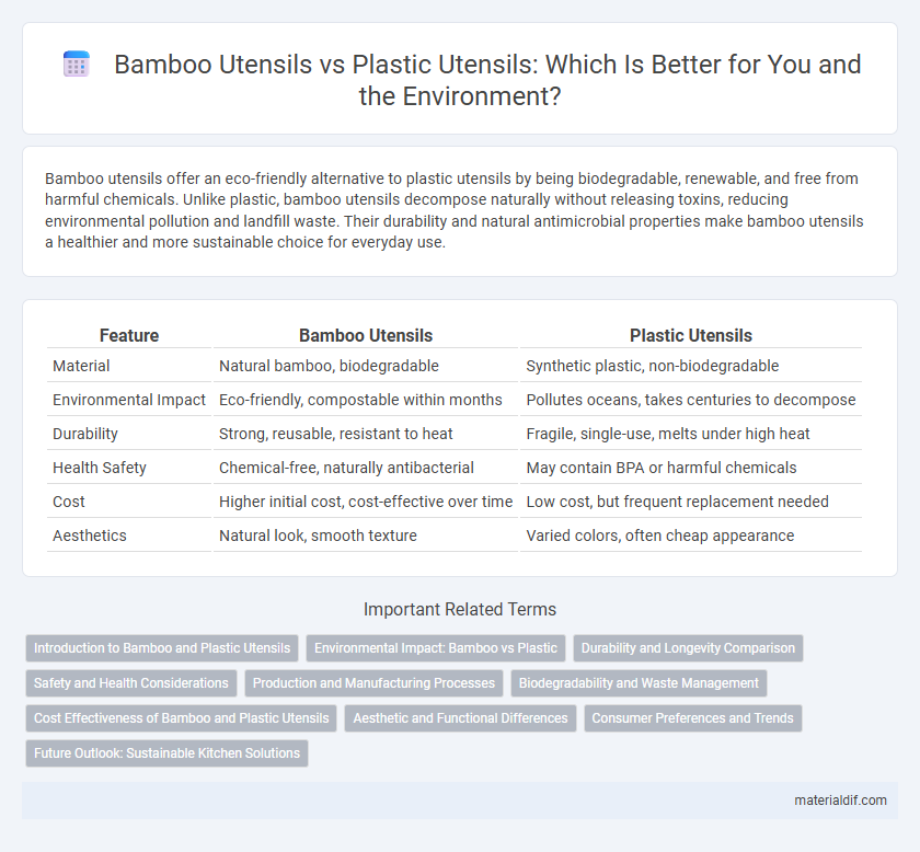 Bamboo Utensils vs Plastic Utensils: Which Is Better for You and the Environment?