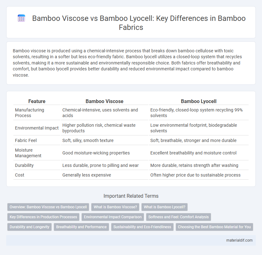 Bamboo Viscose vs Bamboo Lyocell: Key Differences in Bamboo Fabrics