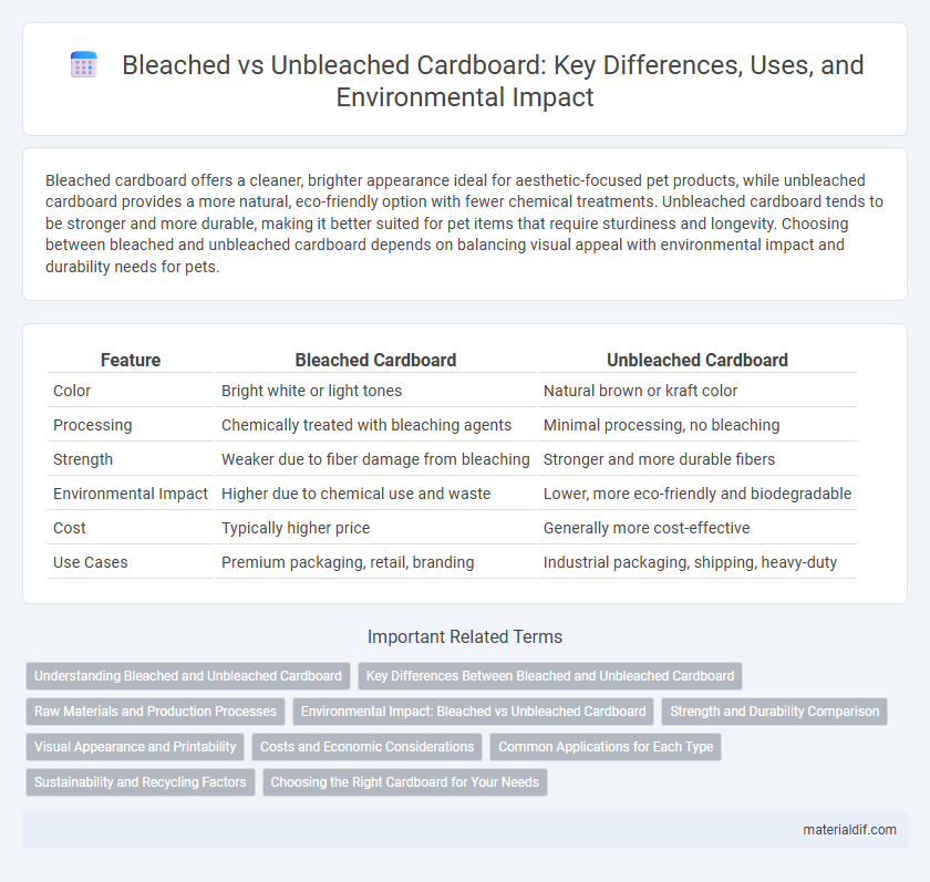 Bleached vs Unbleached Cardboard: Key Differences, Uses, and Environmental Impact