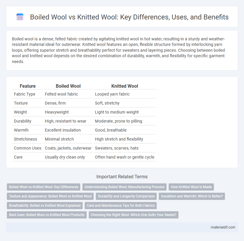 Boiled Wool vs Knitted Wool: Key Differences, Uses, and Benefits