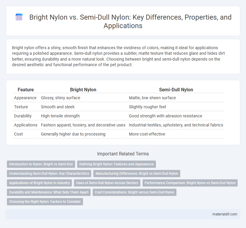 Bright Nylon vs. Semi-Dull Nylon: Key Differences, Properties, and Applications