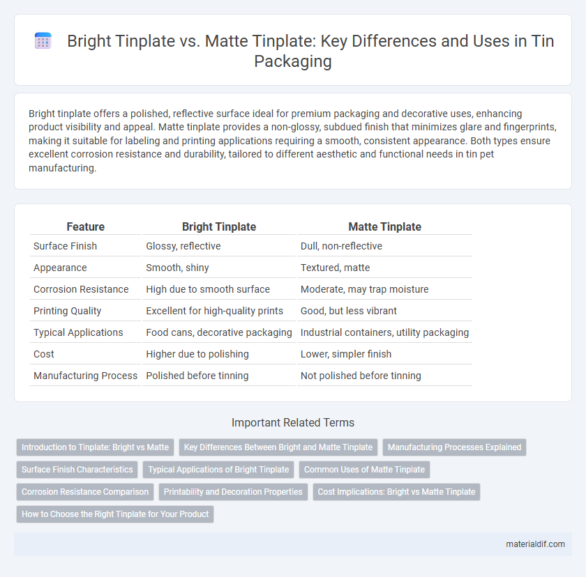 Bright Tinplate vs. Matte Tinplate: Key Differences and Uses in Tin Packaging