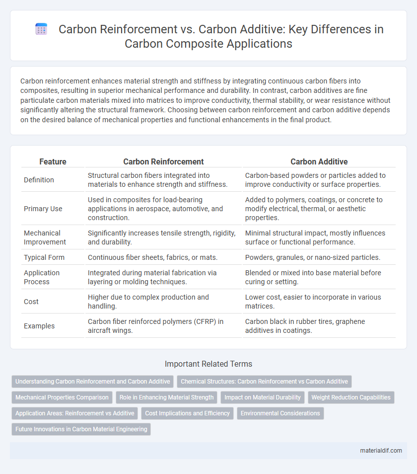 Carbon Reinforcement vs. Carbon Additive: Key Differences in Carbon Composite Applications