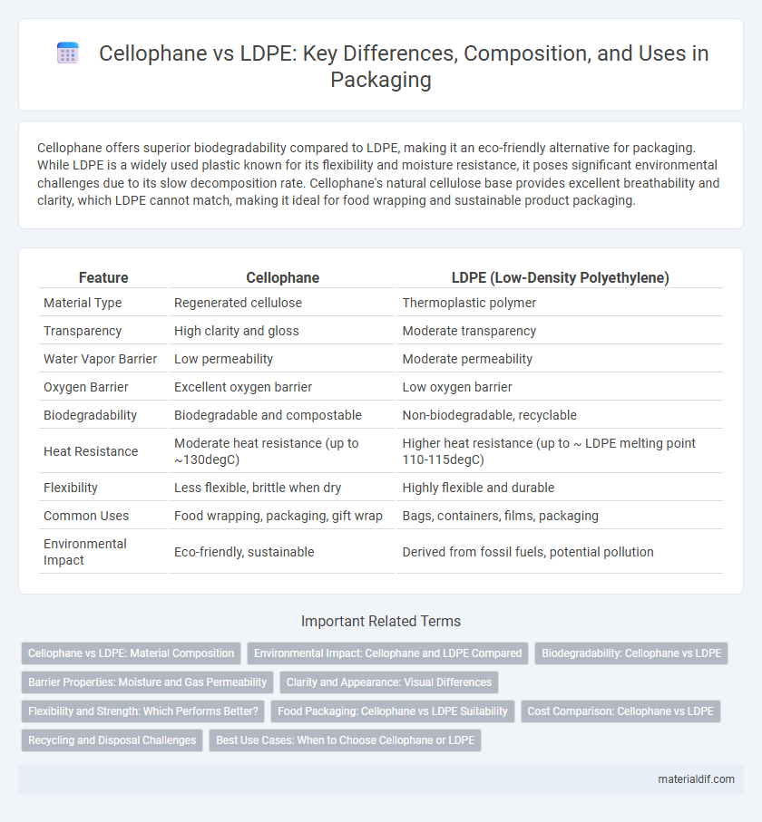 Cellophane vs LDPE: Key Differences, Composition, and Uses in Packaging