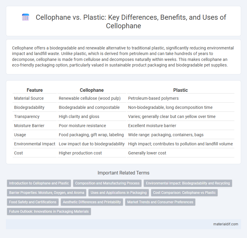 Cellophane vs. Plastic: Key Differences, Benefits, and Uses of Cellophane