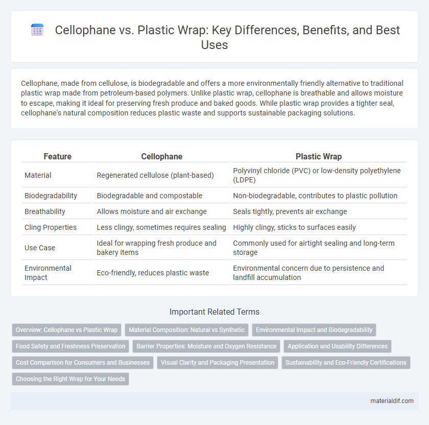 Cellophane vs. Plastic Wrap: Key Differences, Benefits, and Best Uses
