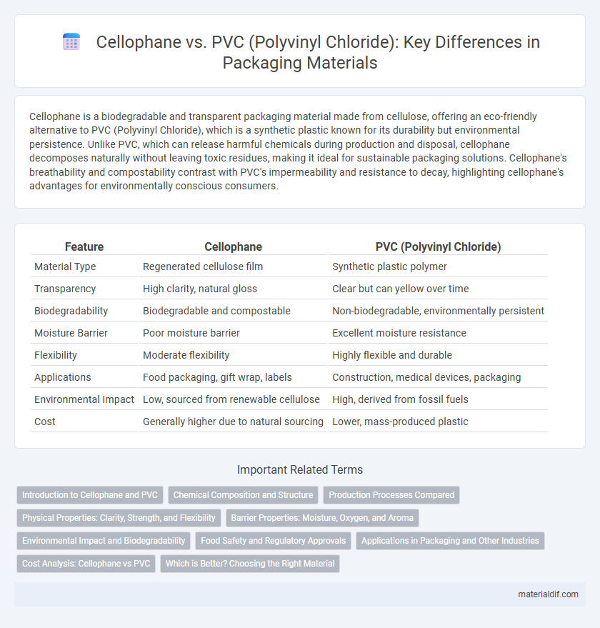 Cellophane vs. PVC (Polyvinyl Chloride): Key Differences in Packaging Materials
