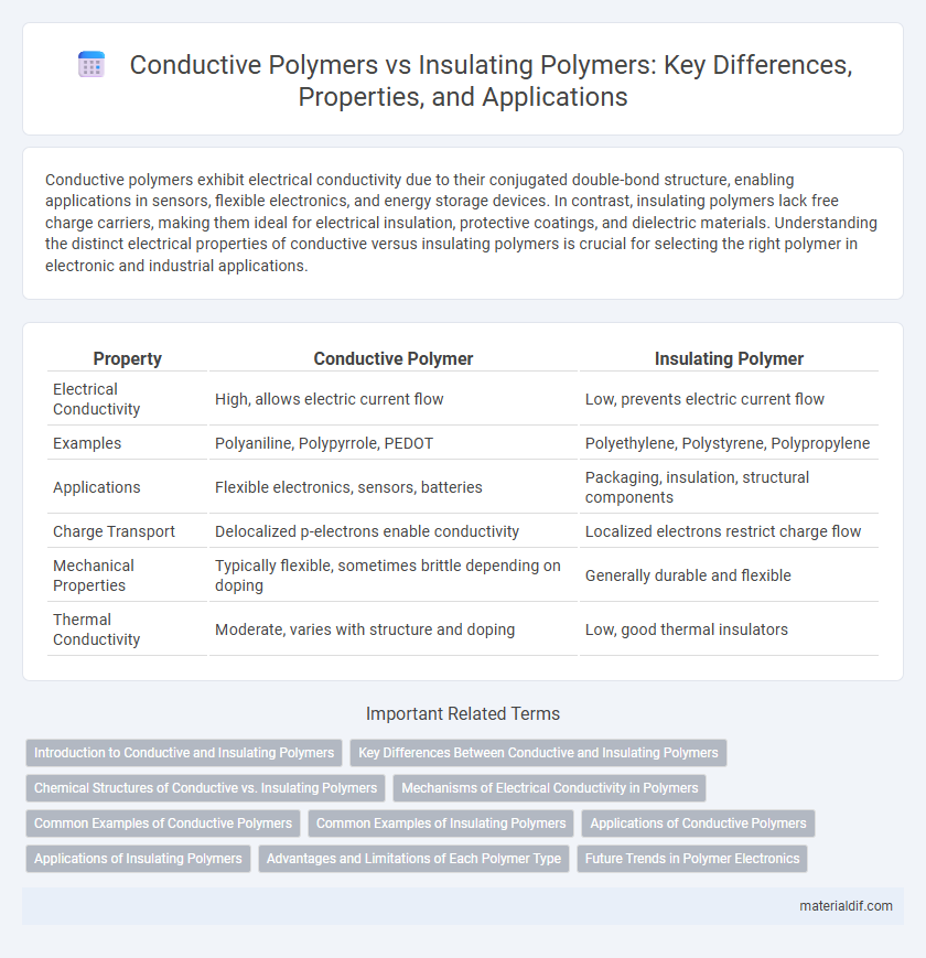 Conductive Polymers vs Insulating Polymers: Key Differences, Properties, and Applications