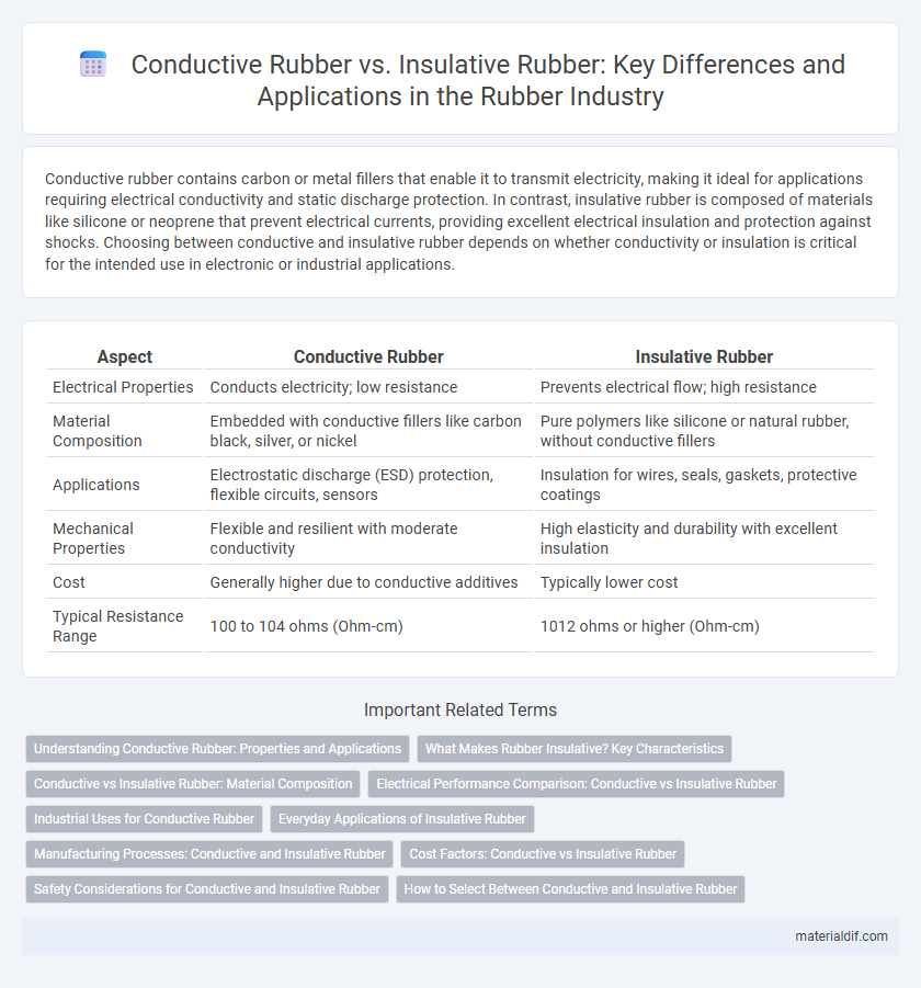 Conductive Rubber vs. Insulative Rubber: Key Differences and Applications in the Rubber Industry