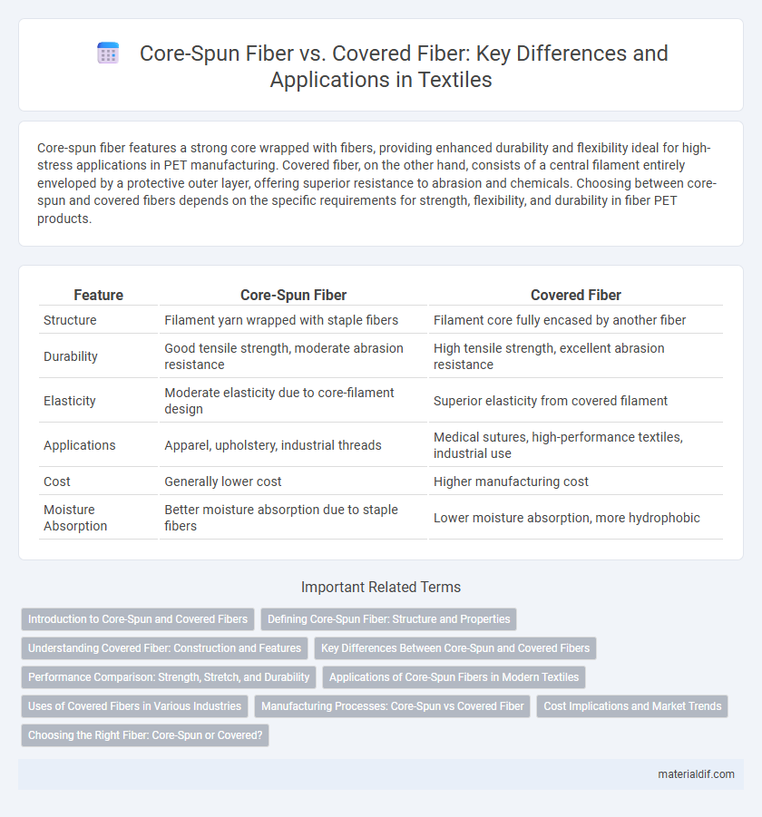 Core-Spun Fiber vs. Covered Fiber: Key Differences and Applications in Textiles