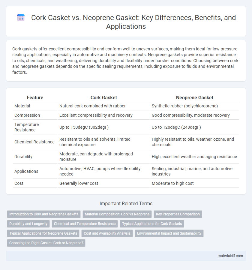 Cork Gasket vs. Neoprene Gasket: Key Differences, Benefits, and Applications