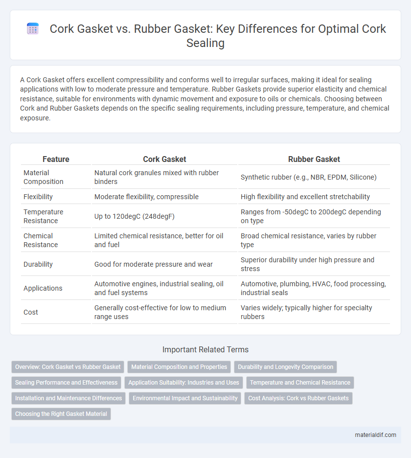 Cork Gasket vs. Rubber Gasket: Key Differences for Optimal Cork Sealing
