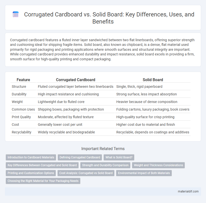 Corrugated Cardboard vs. Solid Board: Key Differences, Uses, and Benefits