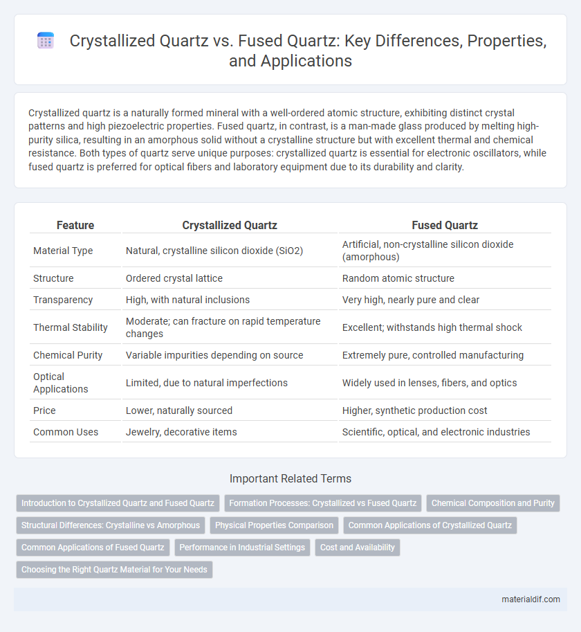 Crystallized Quartz vs. Fused Quartz: Key Differences, Properties, and Applications