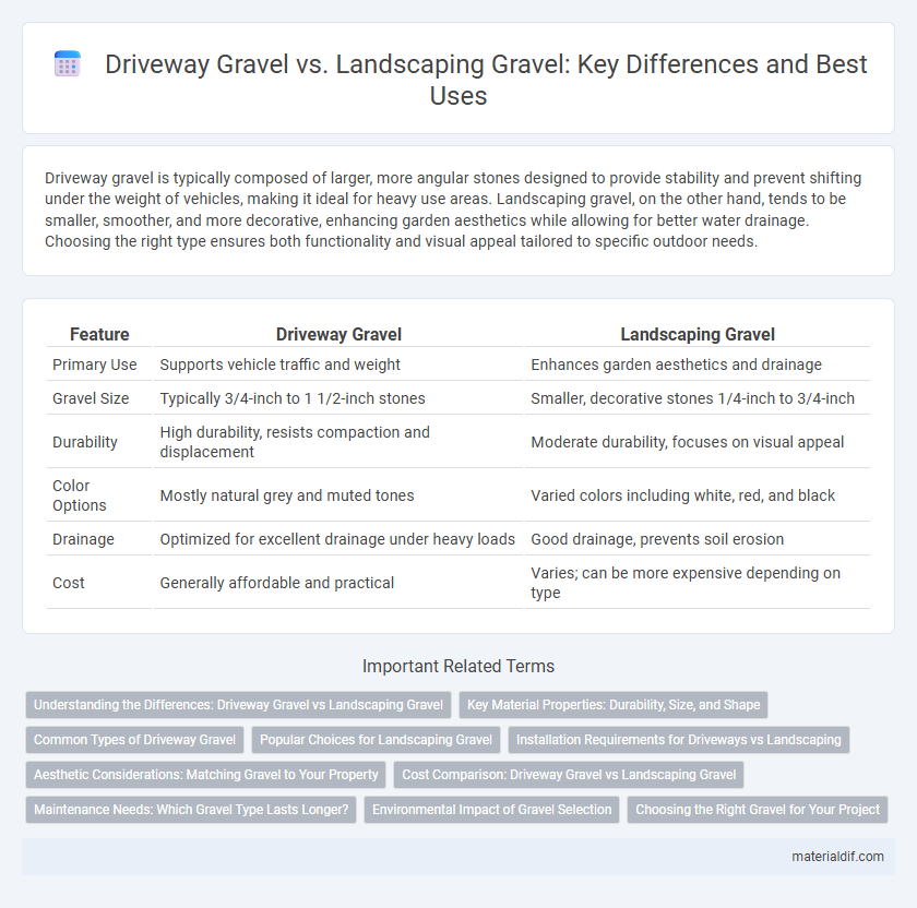 Driveway Gravel vs. Landscaping Gravel: Key Differences and Best Uses