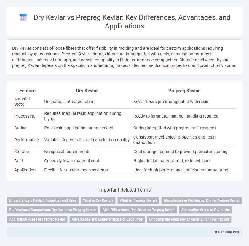 Dry Kevlar vs Prepreg Kevlar: Key Differences, Advantages, and Applications