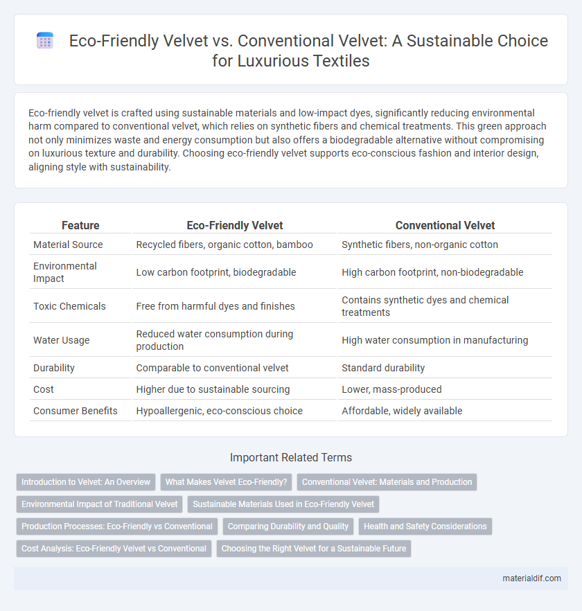 Eco-Friendly Velvet vs. Conventional Velvet: A Sustainable Choice for Luxurious Textiles