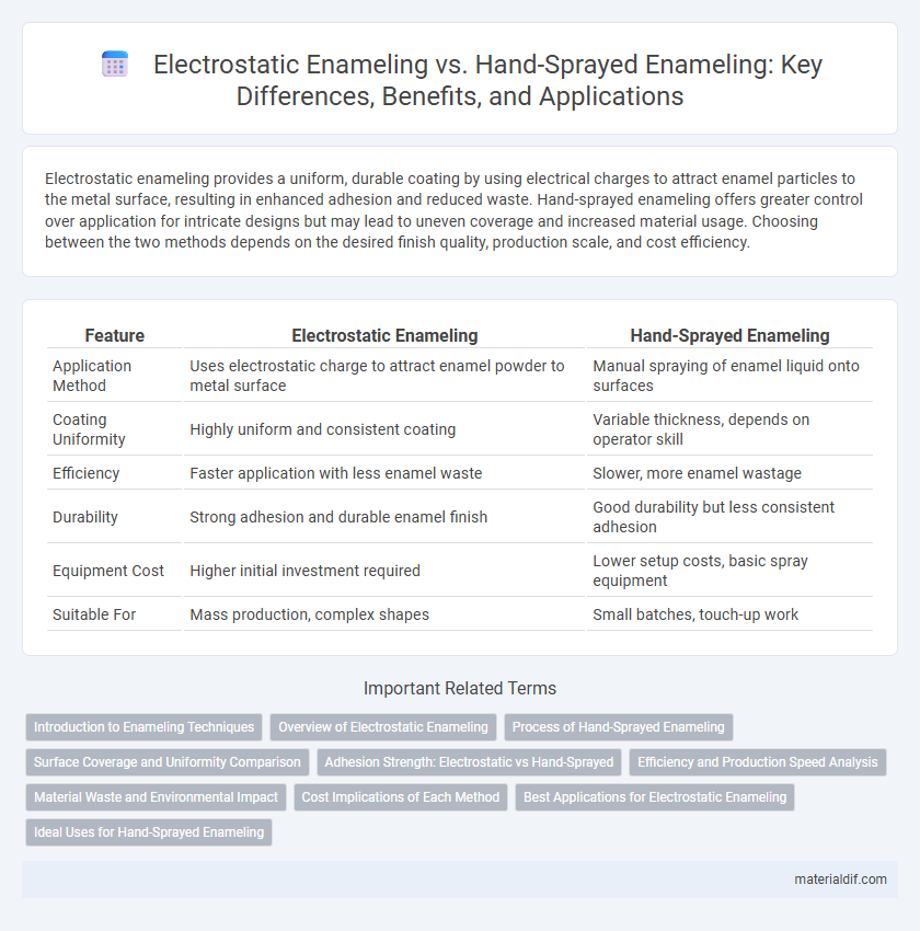 Electrostatic Enameling vs. Hand-Sprayed Enameling: Key Differences, Benefits, and Applications