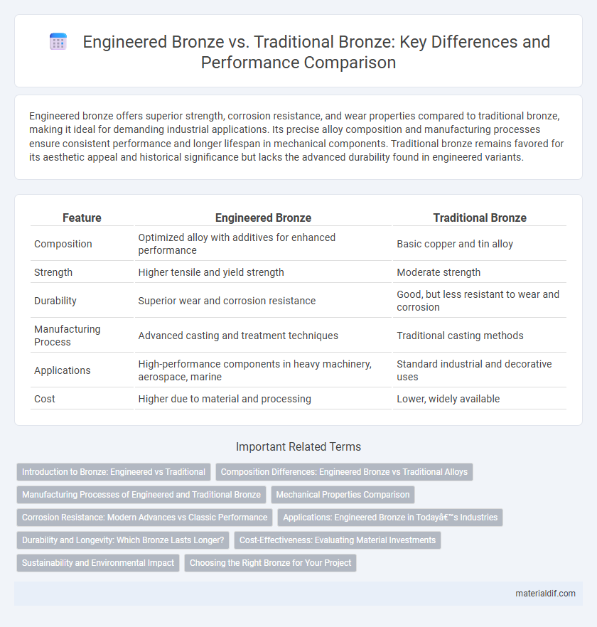 Engineered Bronze vs. Traditional Bronze: Key Differences and Performance Comparison