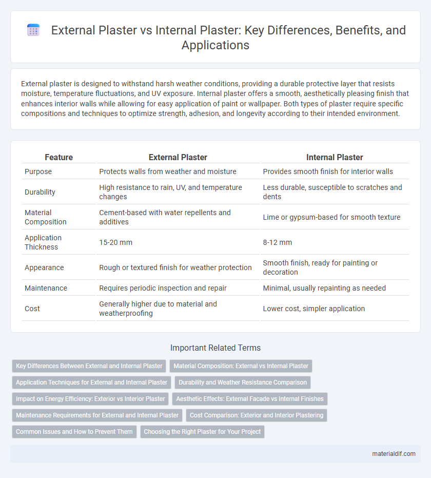 External Plaster vs Internal Plaster: Key Differences, Benefits, and Applications