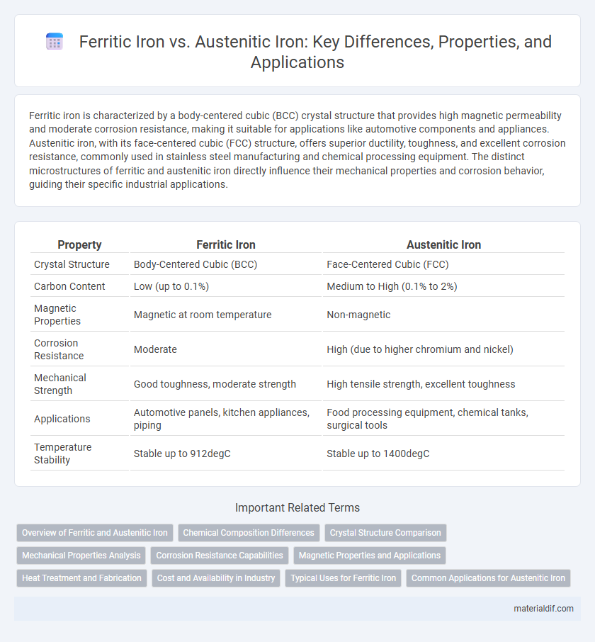 Ferritic Iron vs. Austenitic Iron: Key Differences, Properties, and Applications