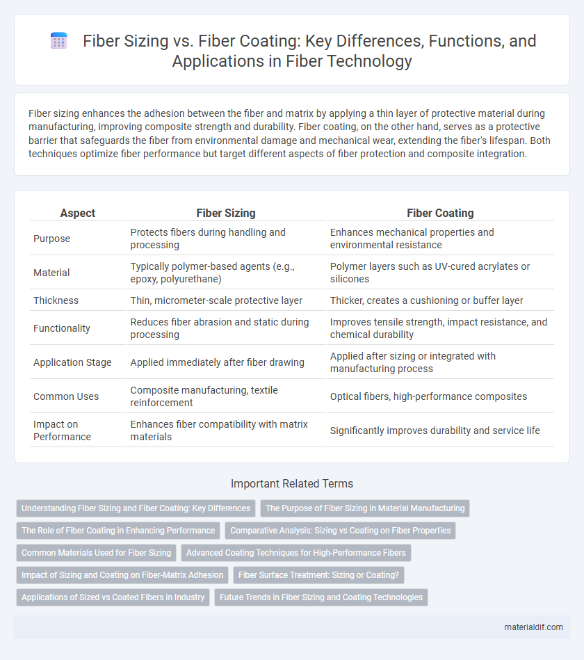 Fiber Sizing vs. Fiber Coating: Key Differences, Functions, and Applications in Fiber Technology