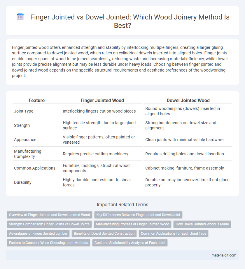 Finger Jointed vs Dowel Jointed: Which Wood Joinery Method Is Best?