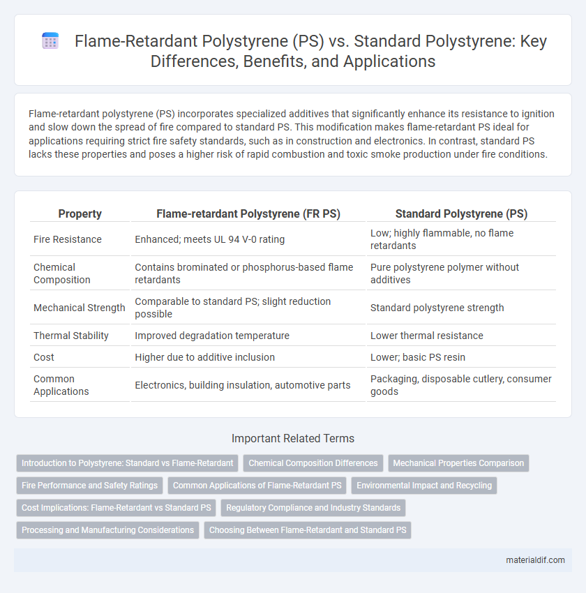 Flame-Retardant Polystyrene (PS) vs. Standard Polystyrene: Key Differences, Benefits, and Applications