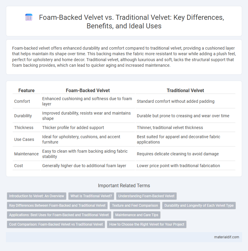 Foam-Backed Velvet vs. Traditional Velvet: Key Differences, Benefits, and Ideal Uses