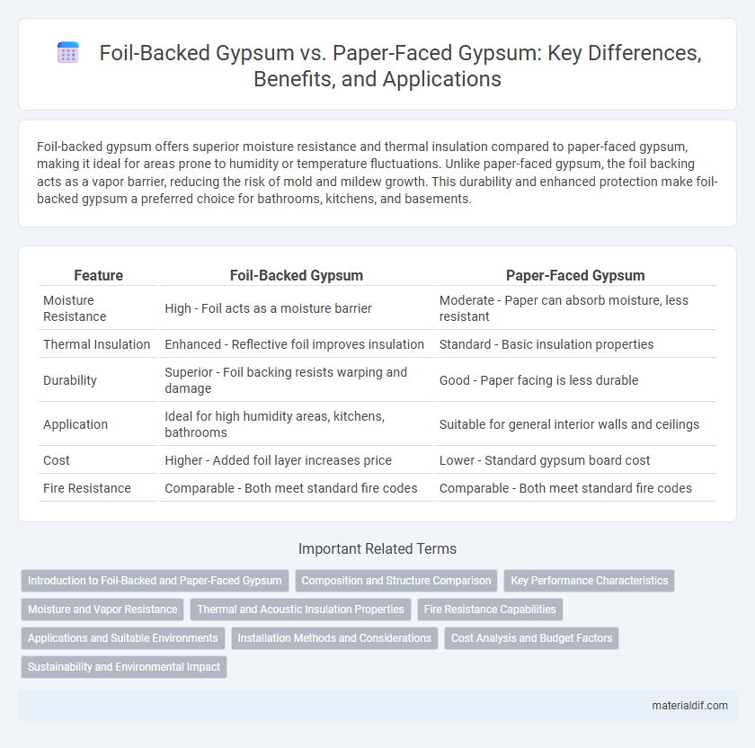 Foil-Backed Gypsum vs. Paper-Faced Gypsum: Key Differences, Benefits, and Applications