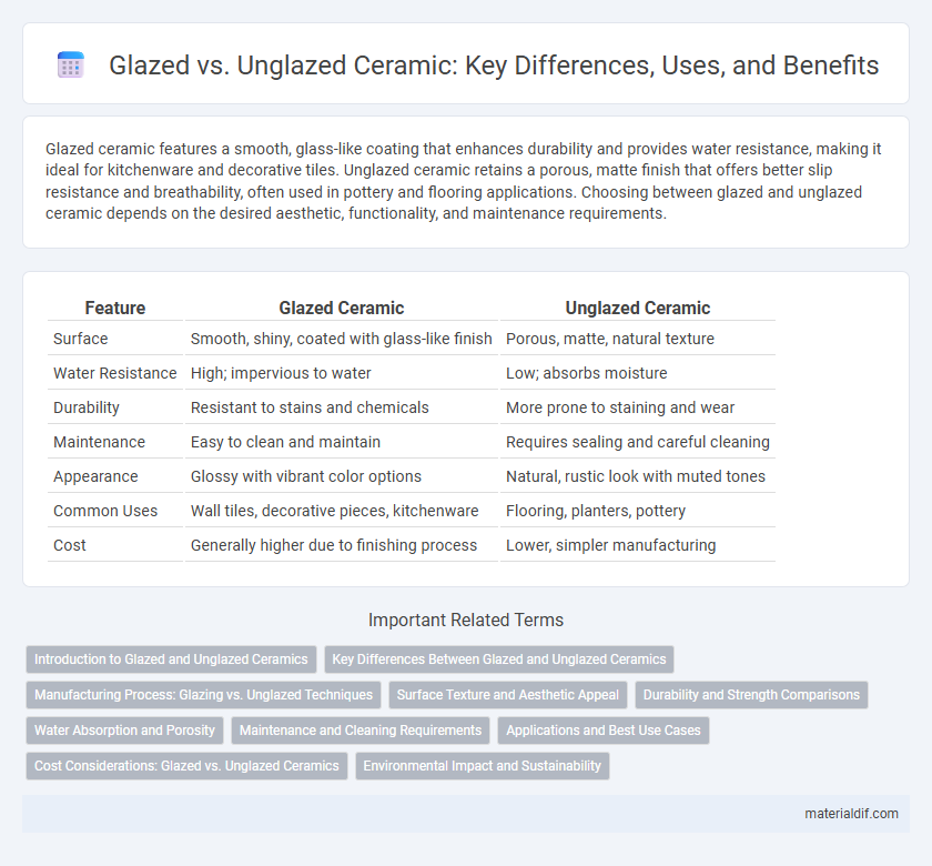 Glazed vs. Unglazed Ceramic: Key Differences, Uses, and Benefits