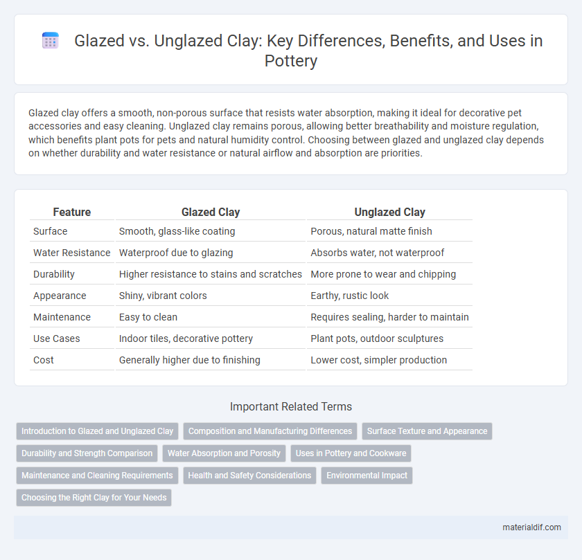 Glazed vs. Unglazed Clay: Key Differences, Benefits, and Uses in Pottery