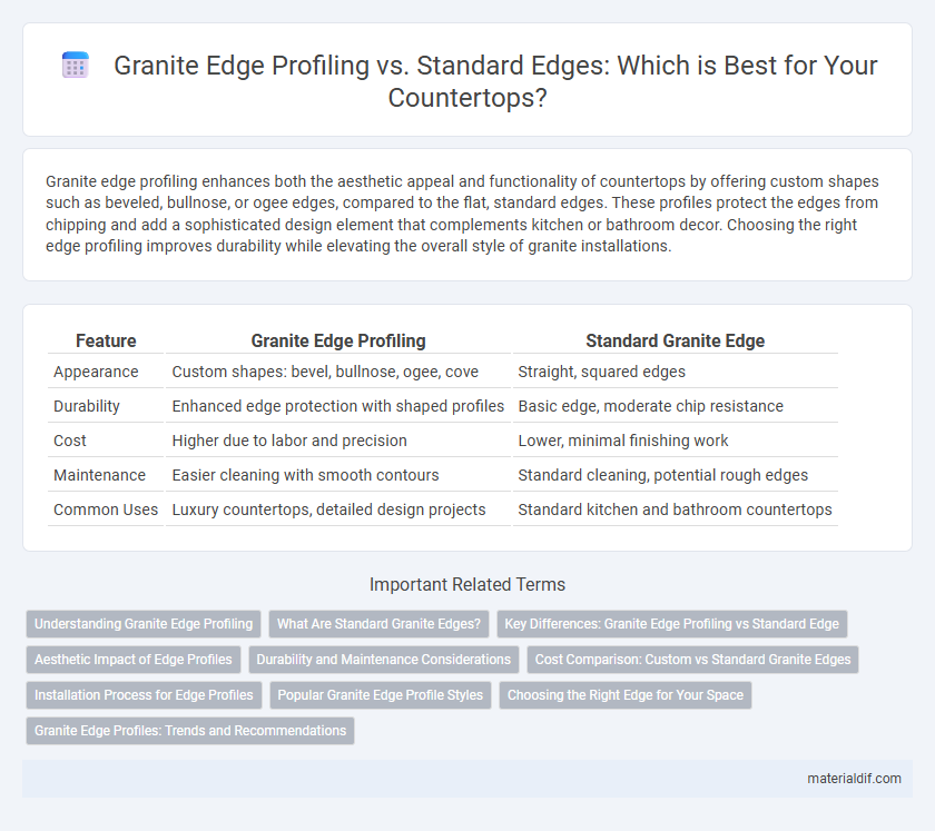 Granite Edge Profiling vs. Standard Edges: Which is Best for Your Countertops?