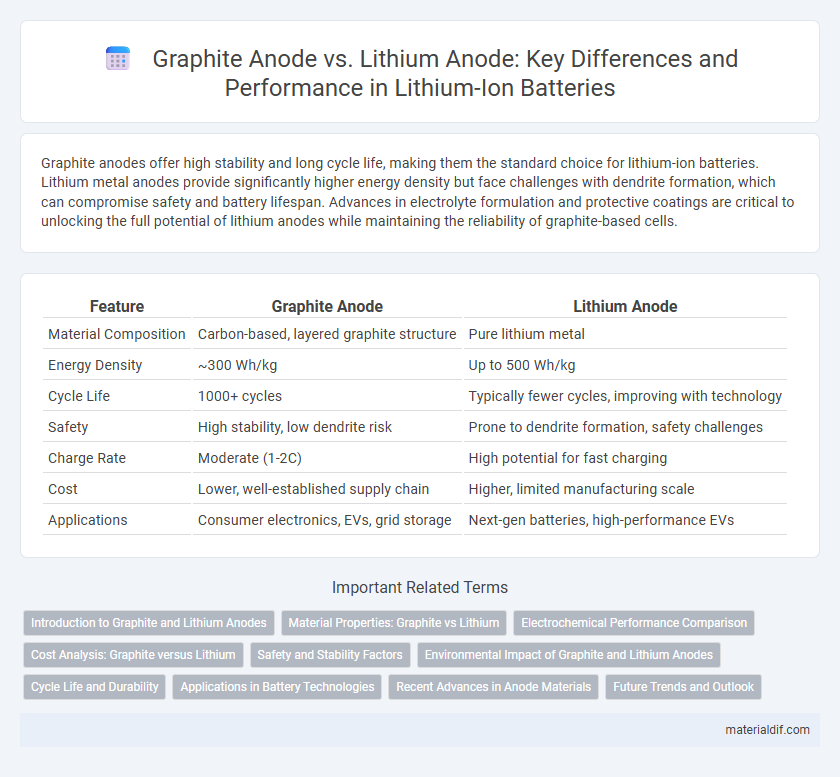 Graphite Anode vs. Lithium Anode: Key Differences and Performance in Lithium-Ion Batteries