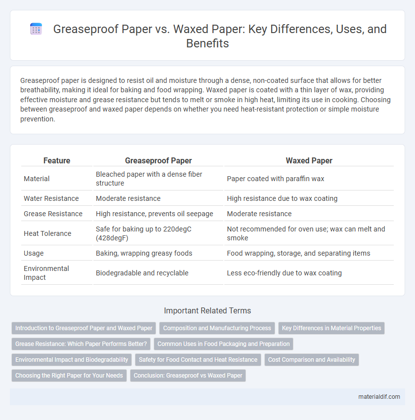 Greaseproof Paper vs. Waxed Paper: Key Differences, Uses, and Benefits